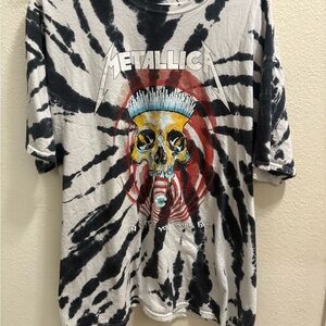 Metallica Tie-Dye Graphic T-Shirt